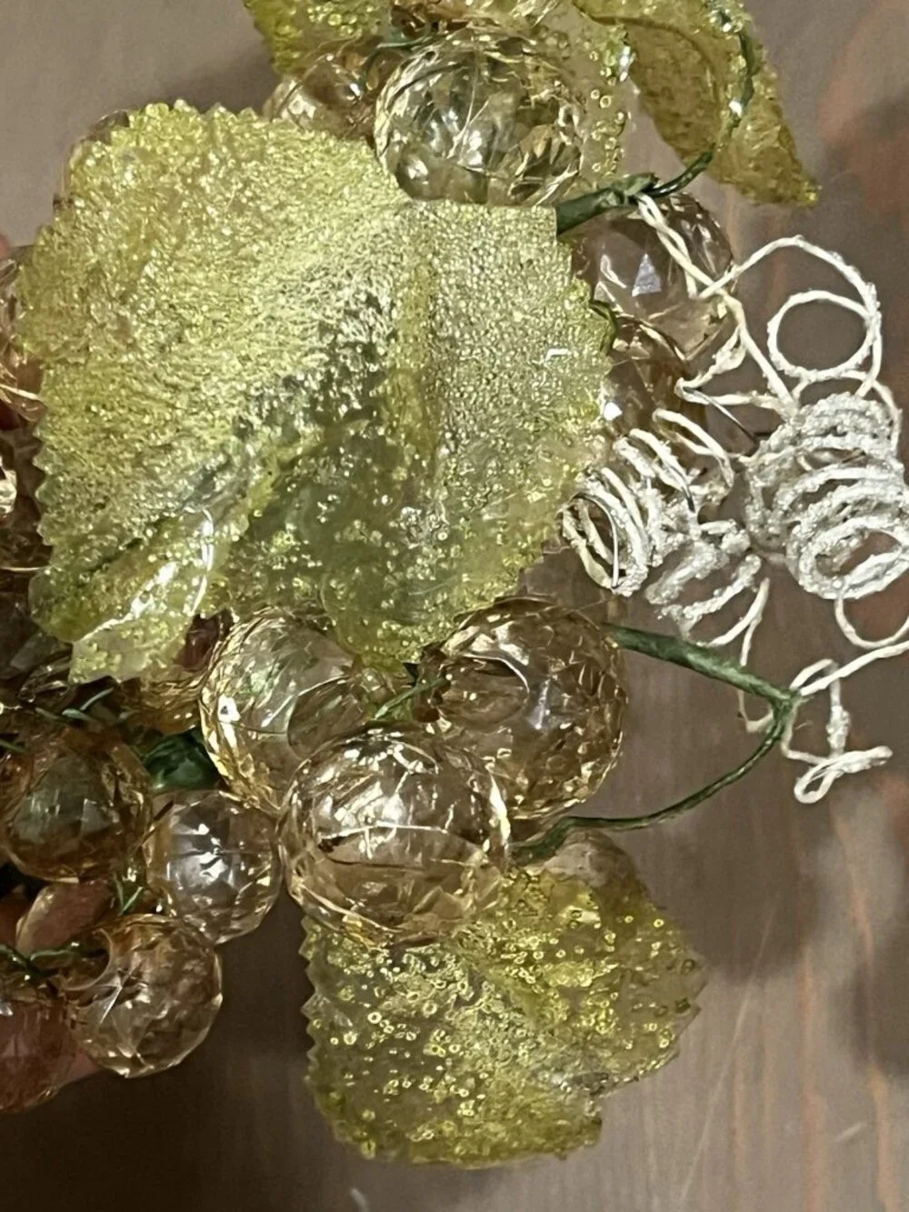 Vintage MCM Faceted Grape Cluster 6